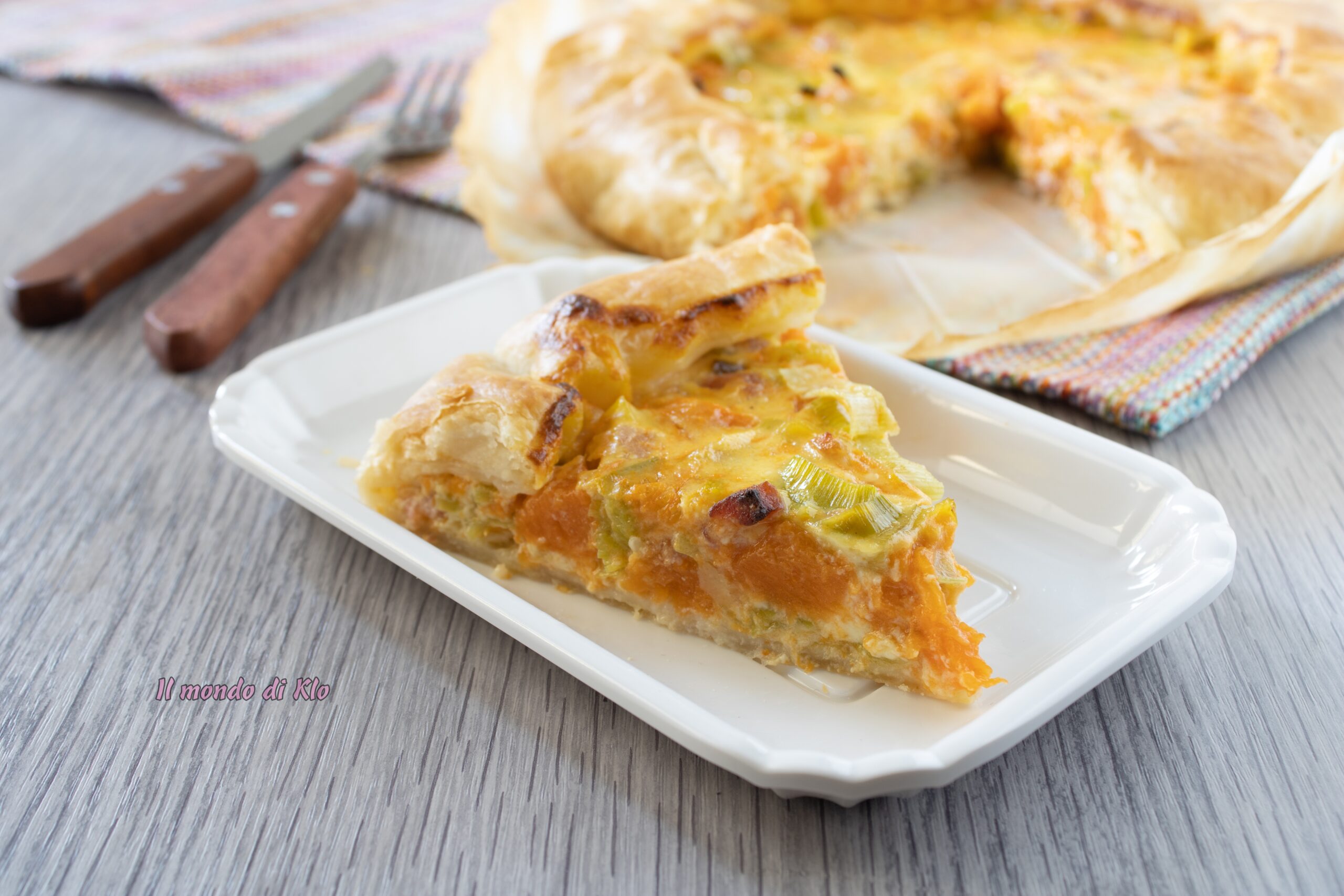 Torta Salata Porri E Zucca Il Mondo Di Klo Ricette Facili E Gustose