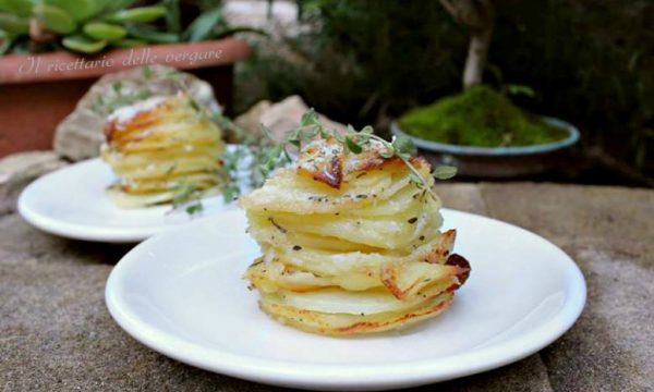 Patate sfogliate “Torrette di patate”