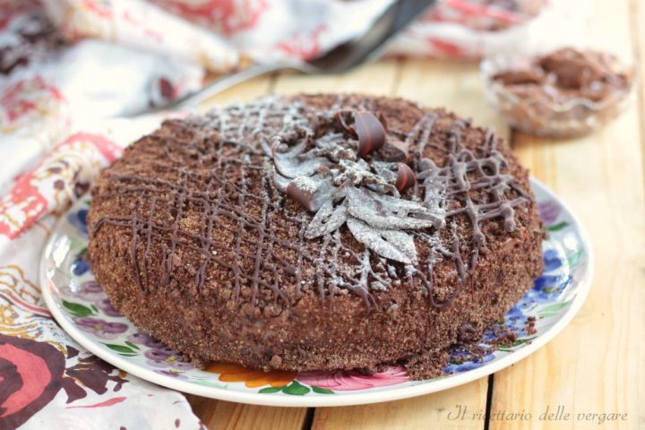 Torta capriccio con crema al cioccolato