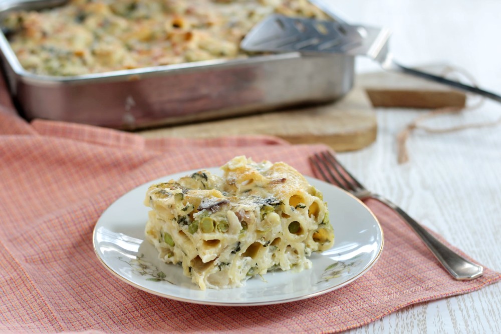 Pasta al forno in bianco con verdure - Il ricettario delle vergare