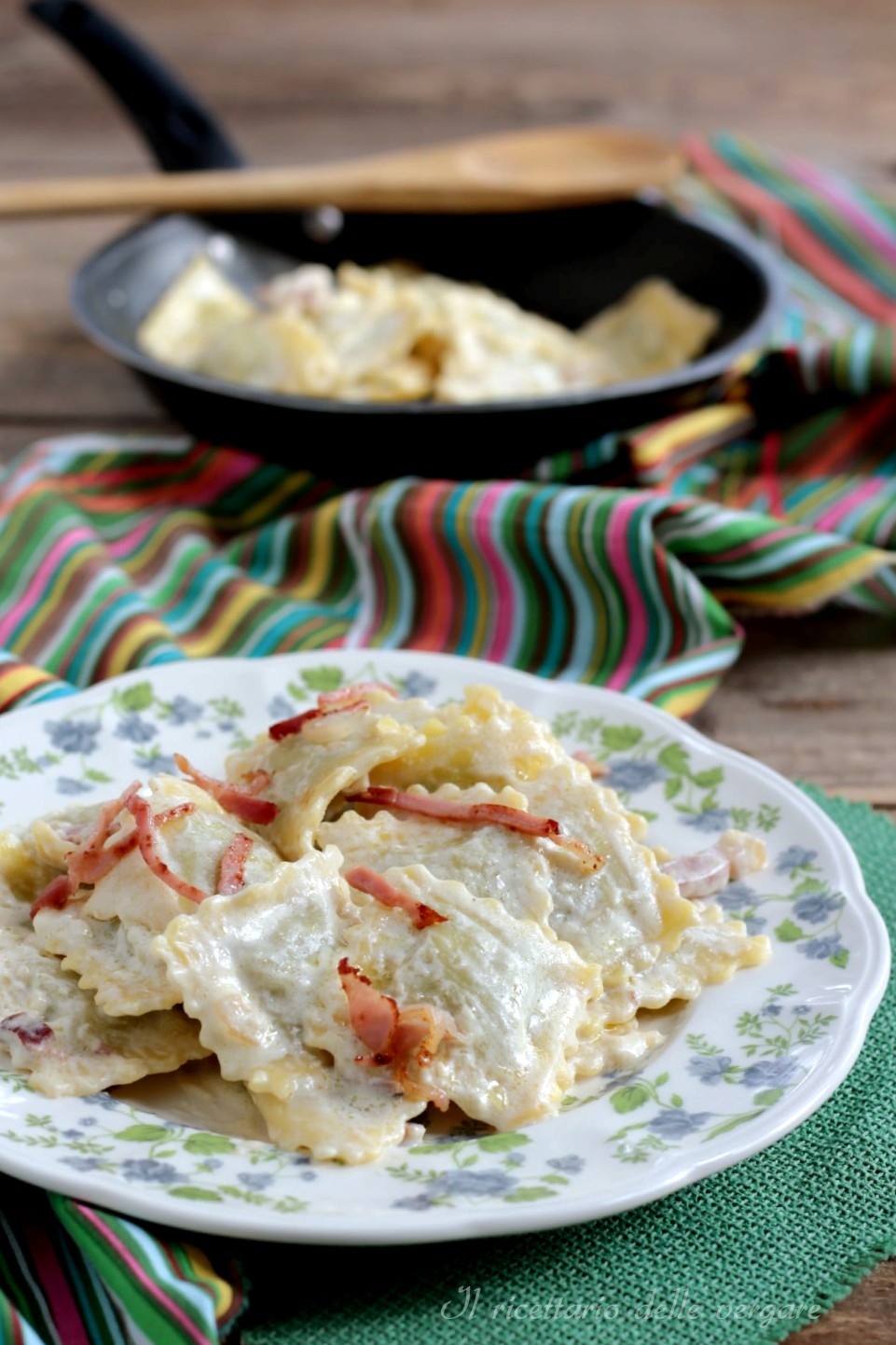 Ravioli alla panna e speck Il ricettario delle vergare