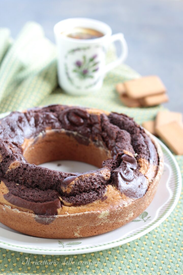 Ciambella bicolore alla panna