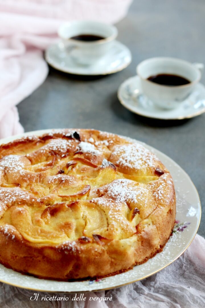 Torta di mele senza lattosio