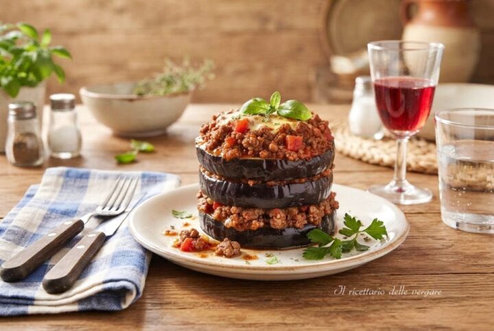 Torrette di melanzane e carne macinata al forno