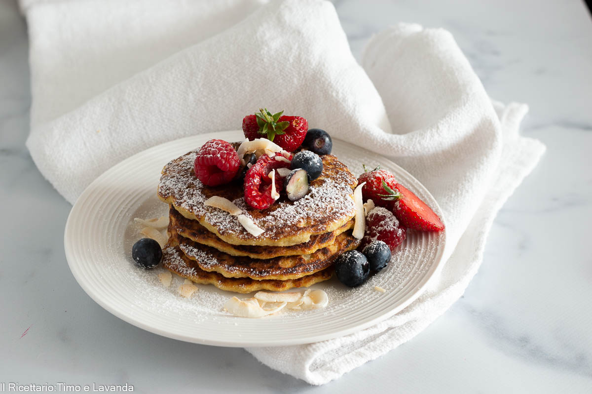 Pancakes low carb al cocco