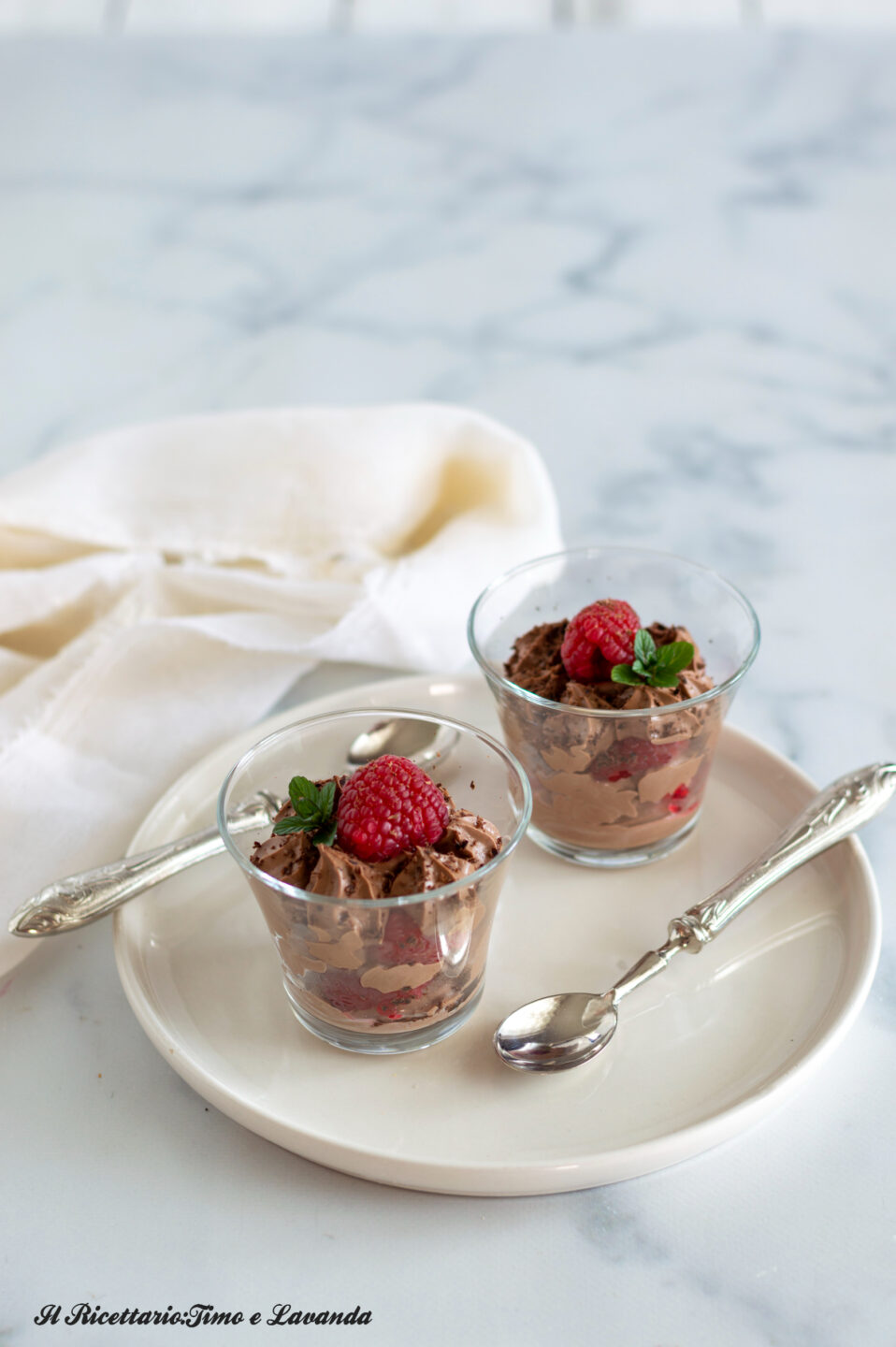 mousse al cioccolato senza zucchero