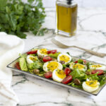 INSALATA CON UOVA SODE E ZUCCHINE GRIGLIATE