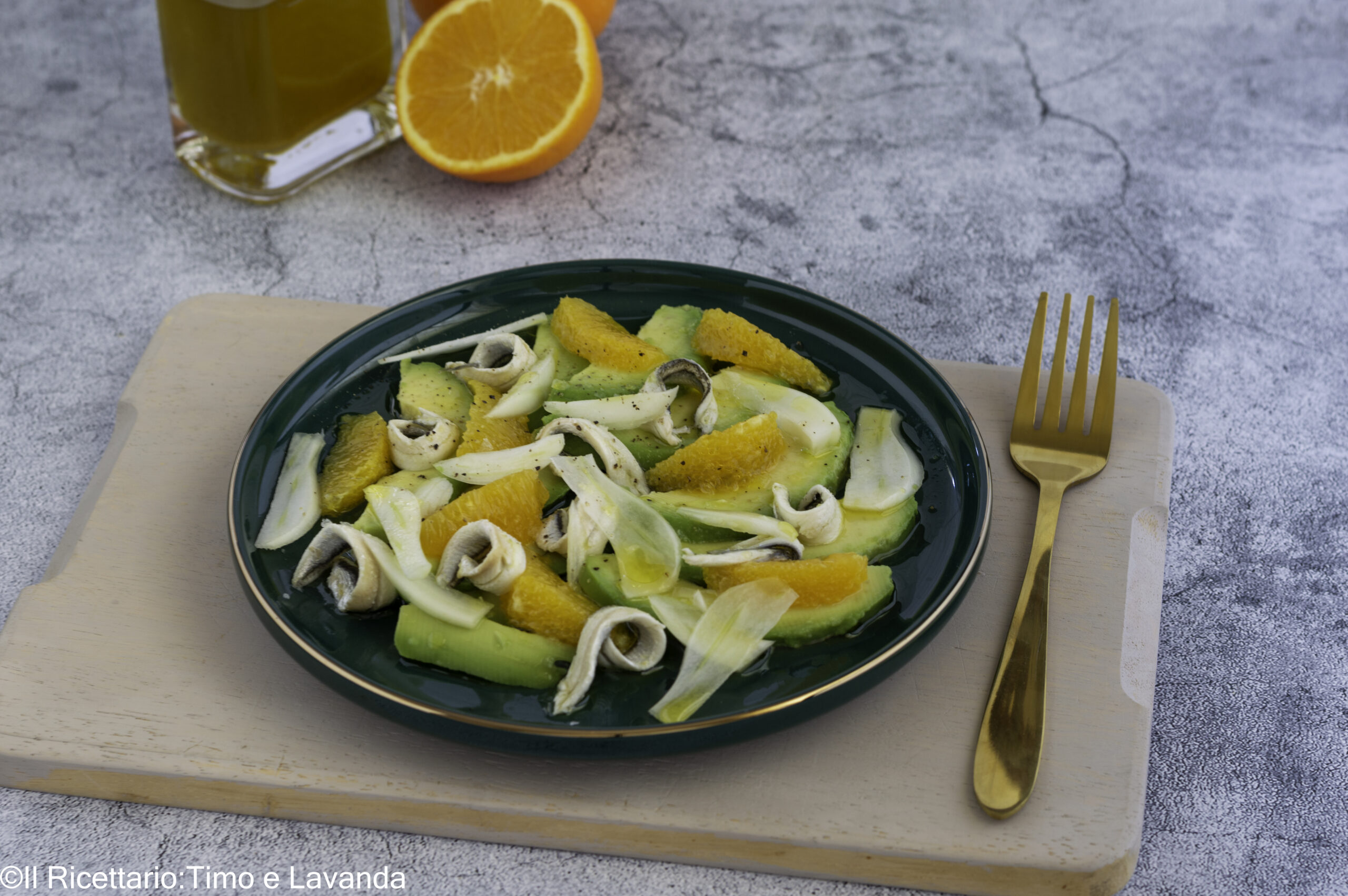 insalata con alici marinate
