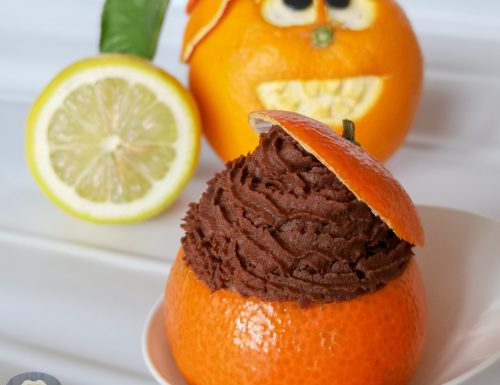 Mousse al cioccolato e arancia