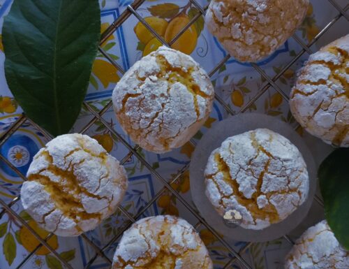Lemon crinkle cookies | BISCOTTI AL LIMONE