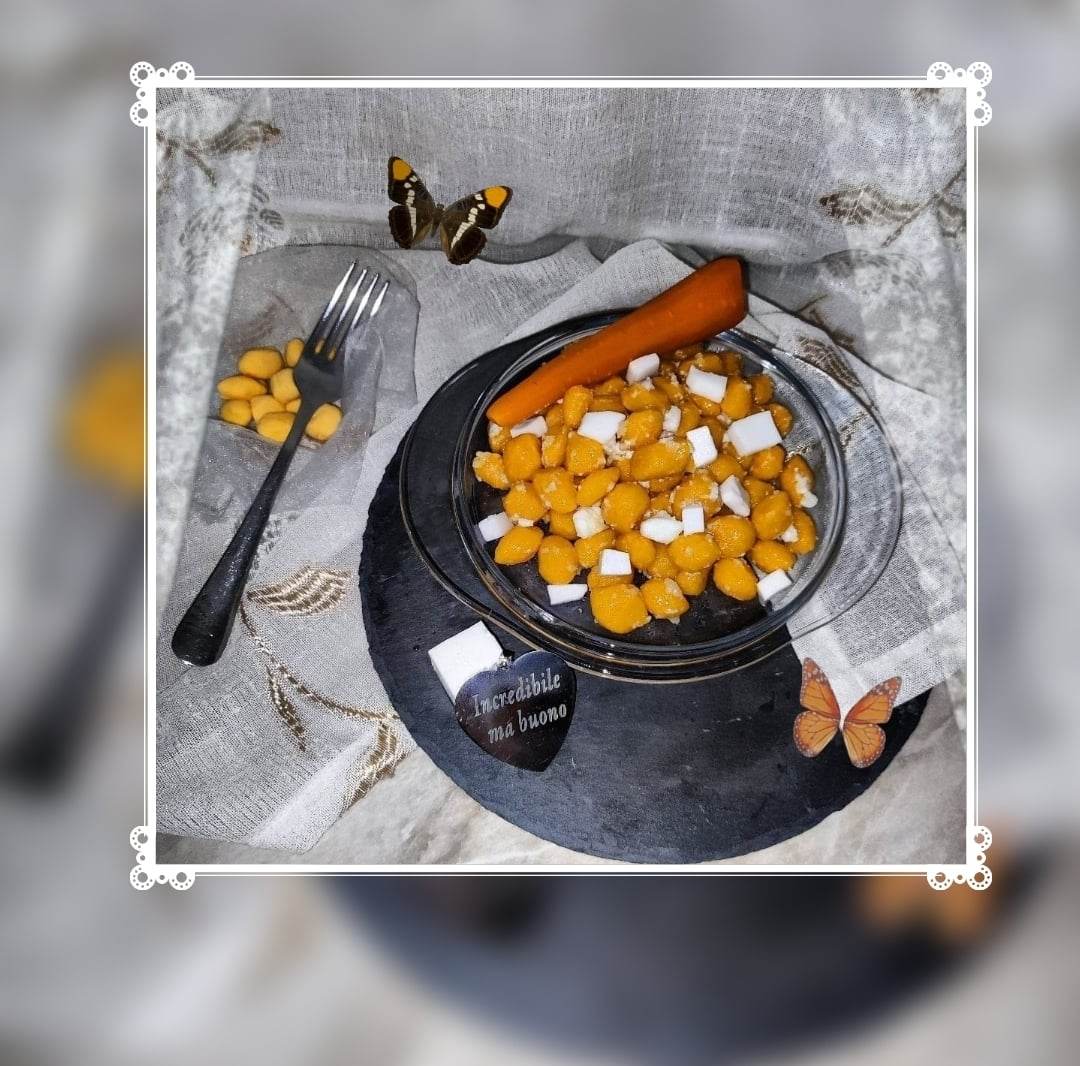 Gnocchi di carote senza glutine fatti in casa, con feta vegana - Blog di  incredibilemabuono