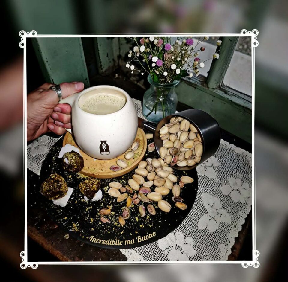 Latte di pistacchi con Mylky