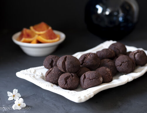 Biscotti cioccolato e arancia