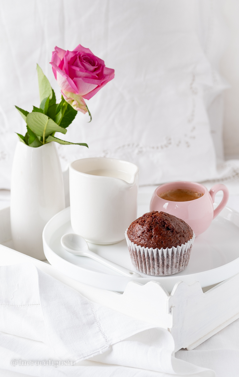 muffin al cioccolato fondente