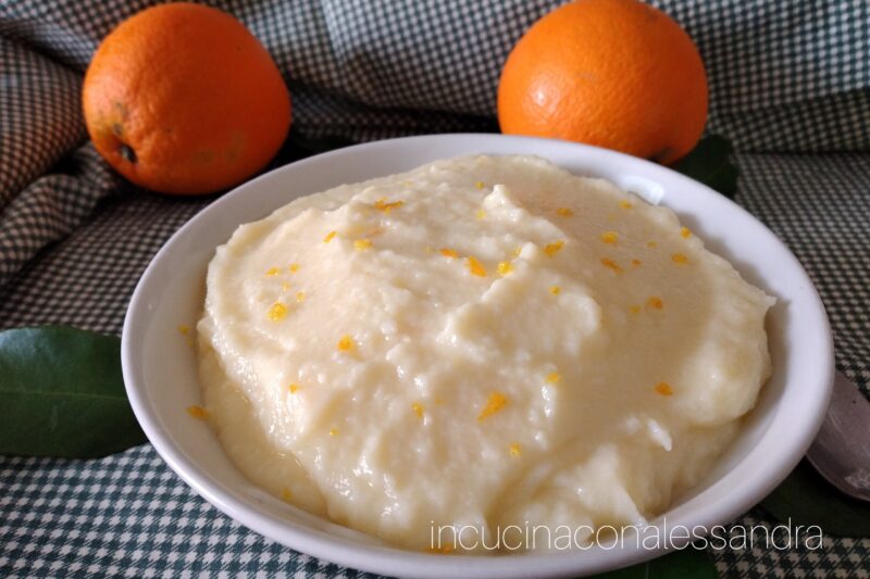 crema pasticcera all’arancia – senza glutine e lattosio