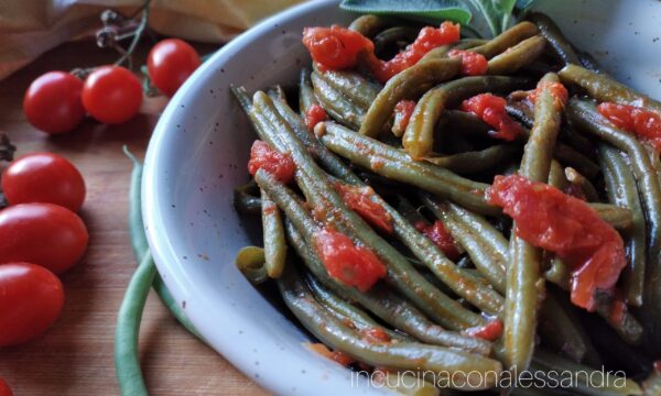 Fagiolini verdi al pomodoro ricetta Toscana