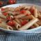 Penne integrali pomodorini freschi e basilico