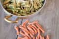 Casarecce di lenticchie rosse al pesto di basilico
