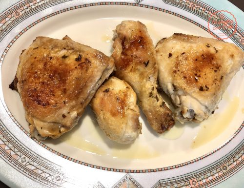 Pollo al limone in padella