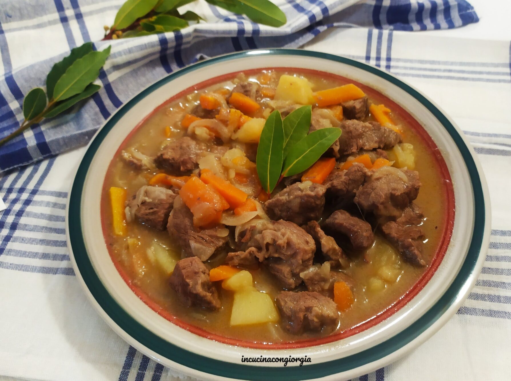 Spezzatino Di Vitello Con Verdure Incucinacongiorgia