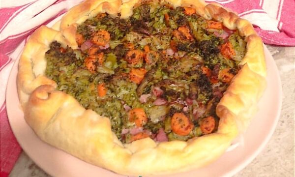 Torta salata broccoli e carote