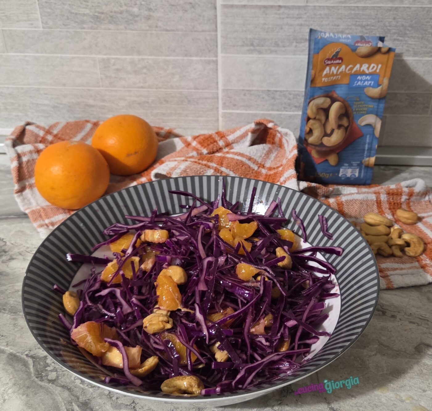Cavolo viola all'arancia