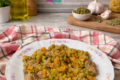 Spezzatino di tacchino e piselli