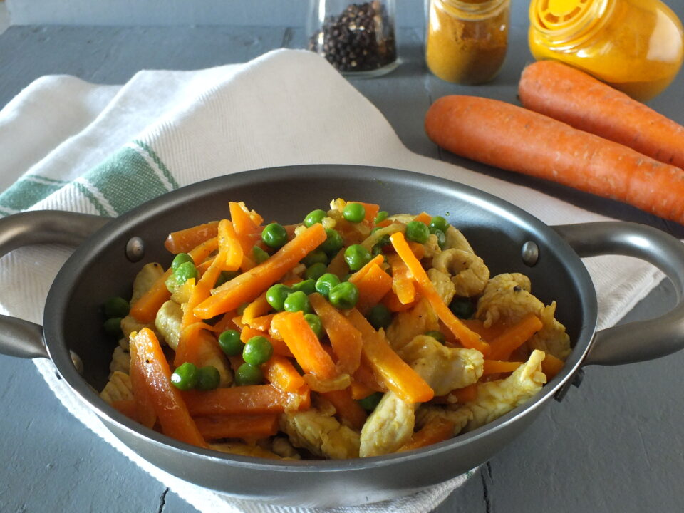 Straccetti di pollo con verdure