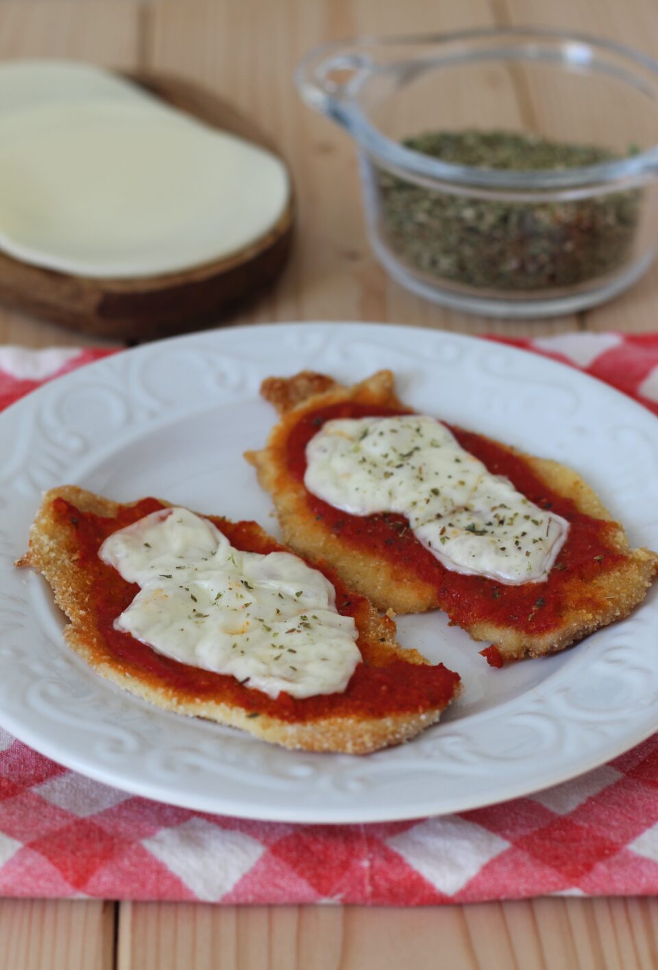 cotolette di pollo alla pizzaiola al forno