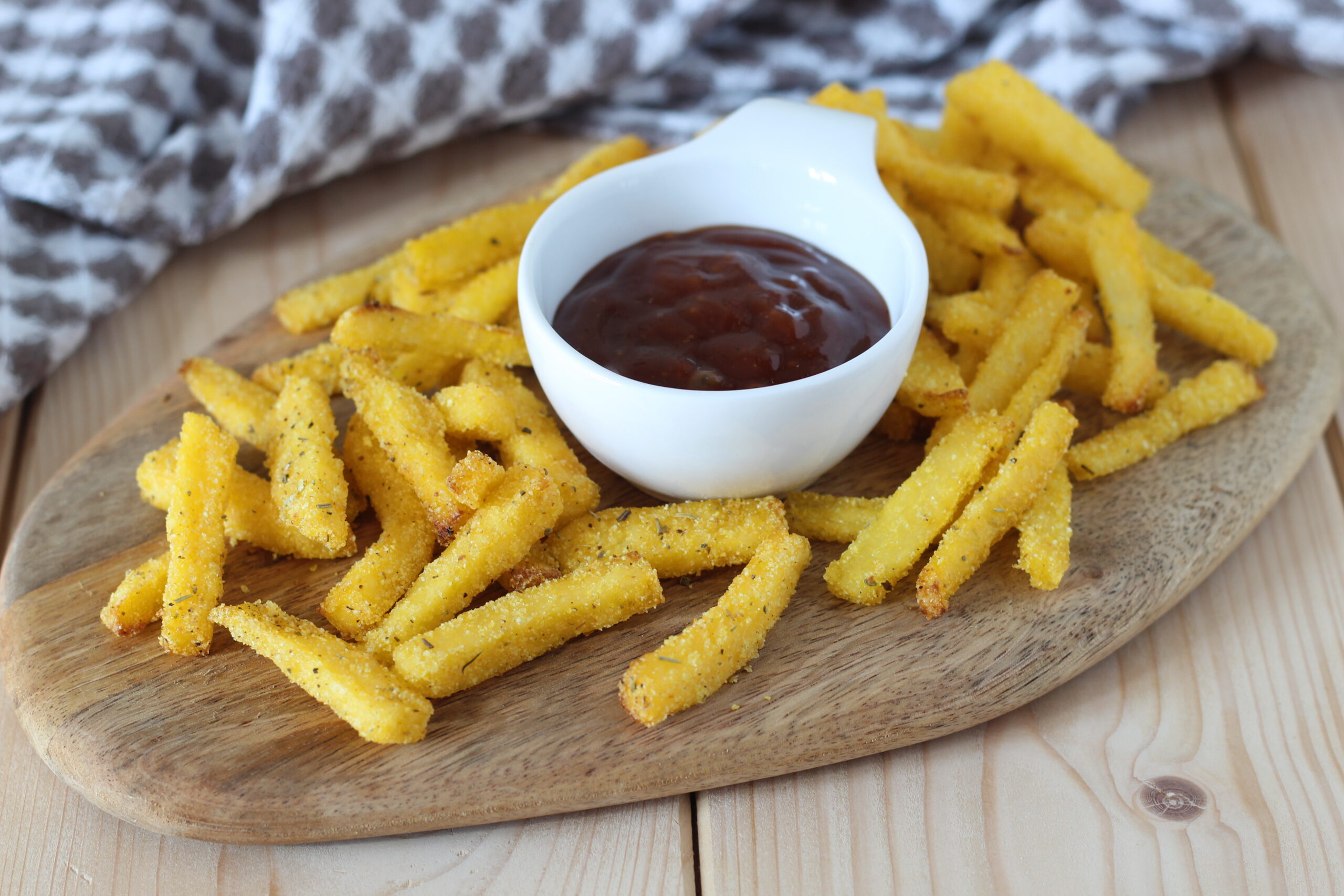bastoncini di polenta in friggitrice ad aria