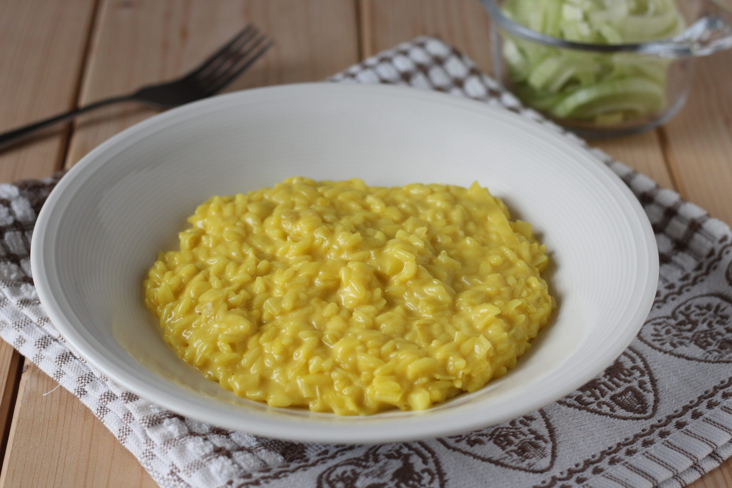 risotto porri zafferano e Philadelphia