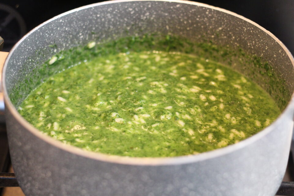 risotto alle ortiche