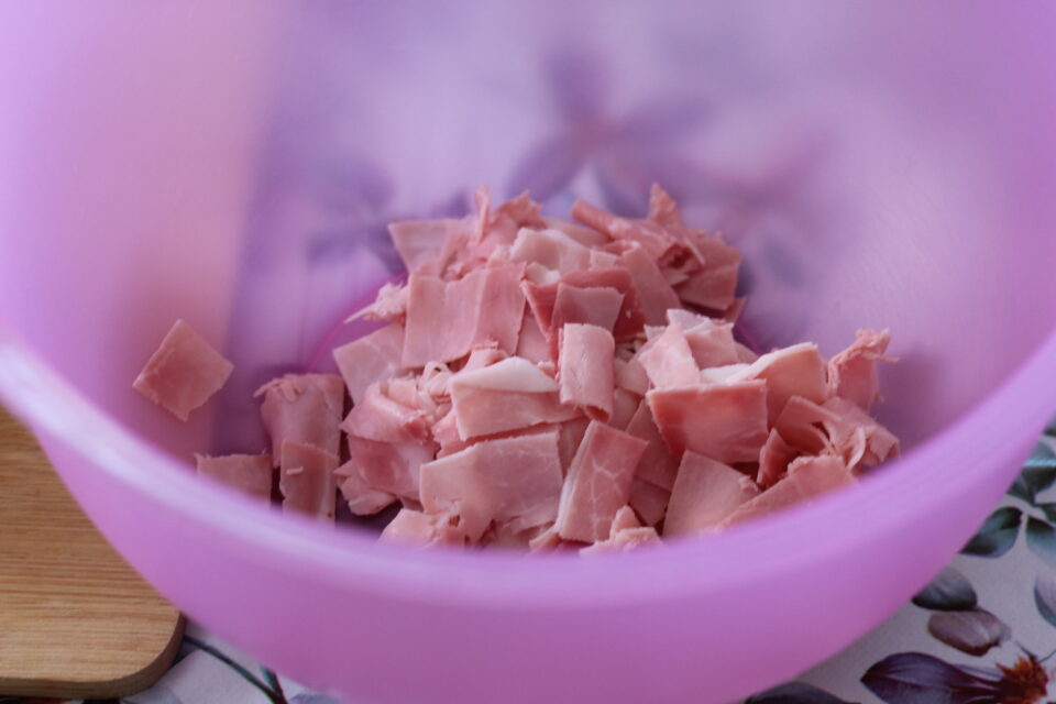 prosciutto in ciotola