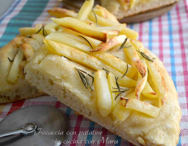 Focaccia con patatine