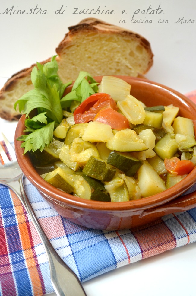 minestra di zucchine e patate