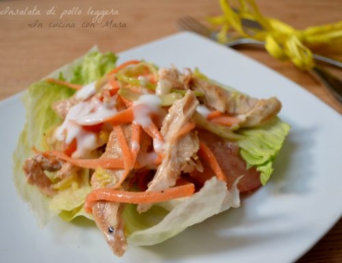 Insalata di pollo leggera