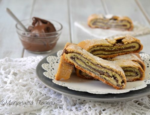 Biscotti arrotolati alla Nutella