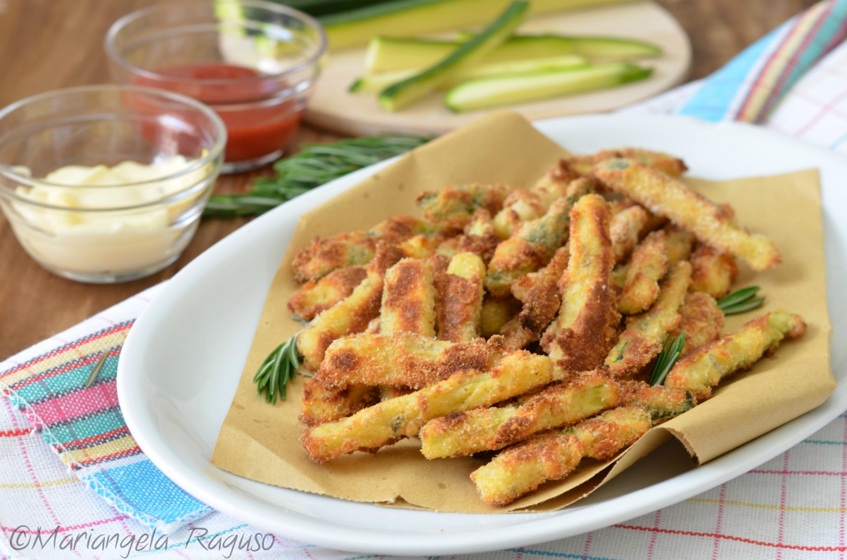 zucchine impanate al forno