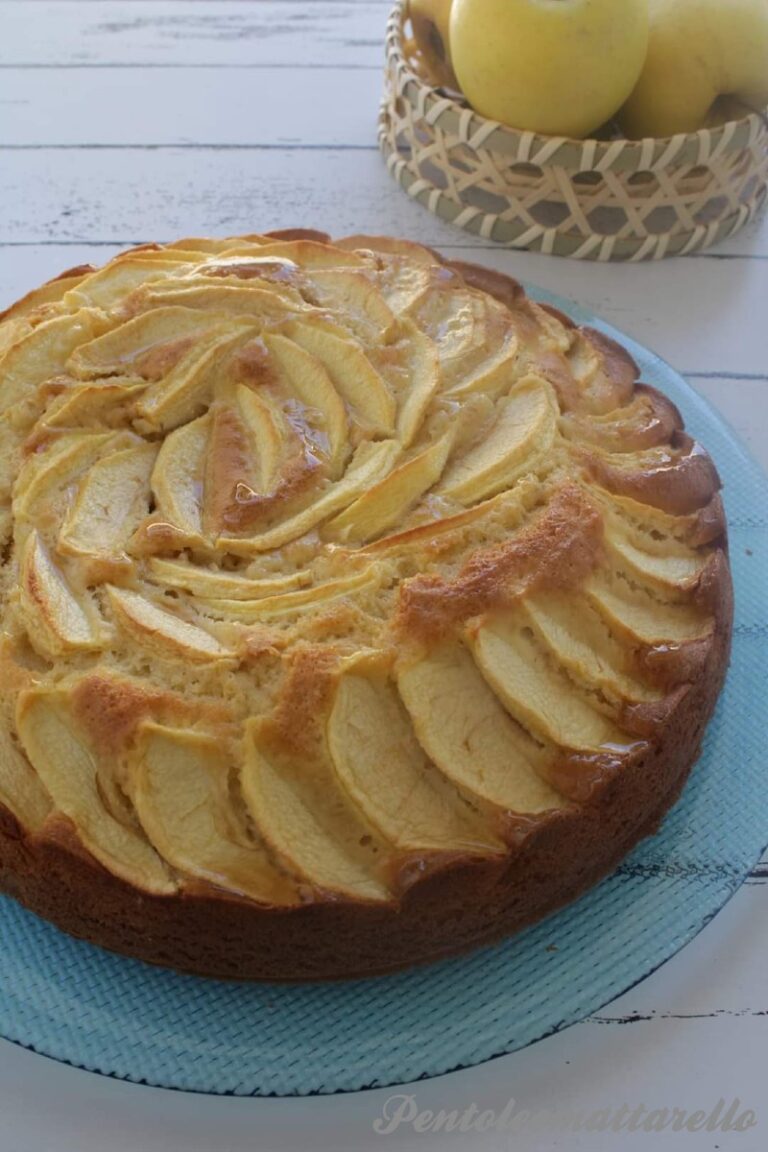 Torta di mele con yogurt e miele - Pentoleemattarello