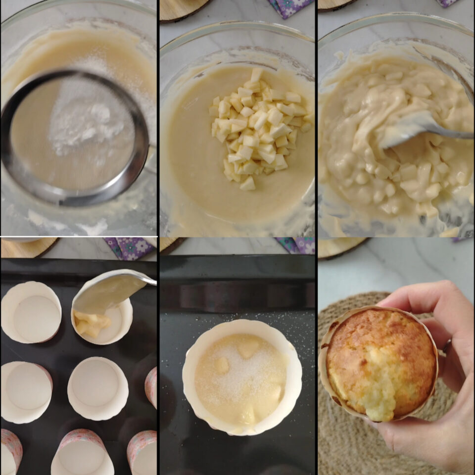 Muffin alle mele e cannella