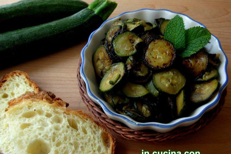 Zucchine trifolate, ricetta light