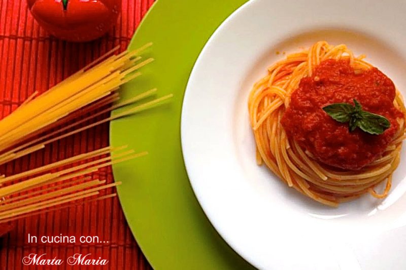 Spaghetti al pomodoro buonissimi