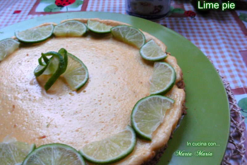 Lime pie, ricetta con latte condensato
