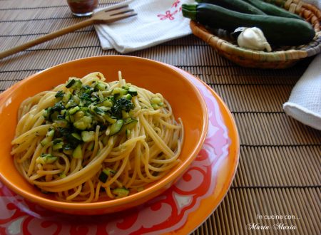 Spaghetti trafilati al bronzo con zucchine e alici