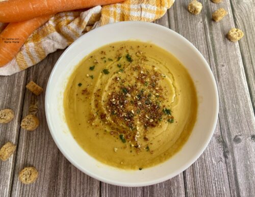 Vellutata di ceci carote e patate, Bimby