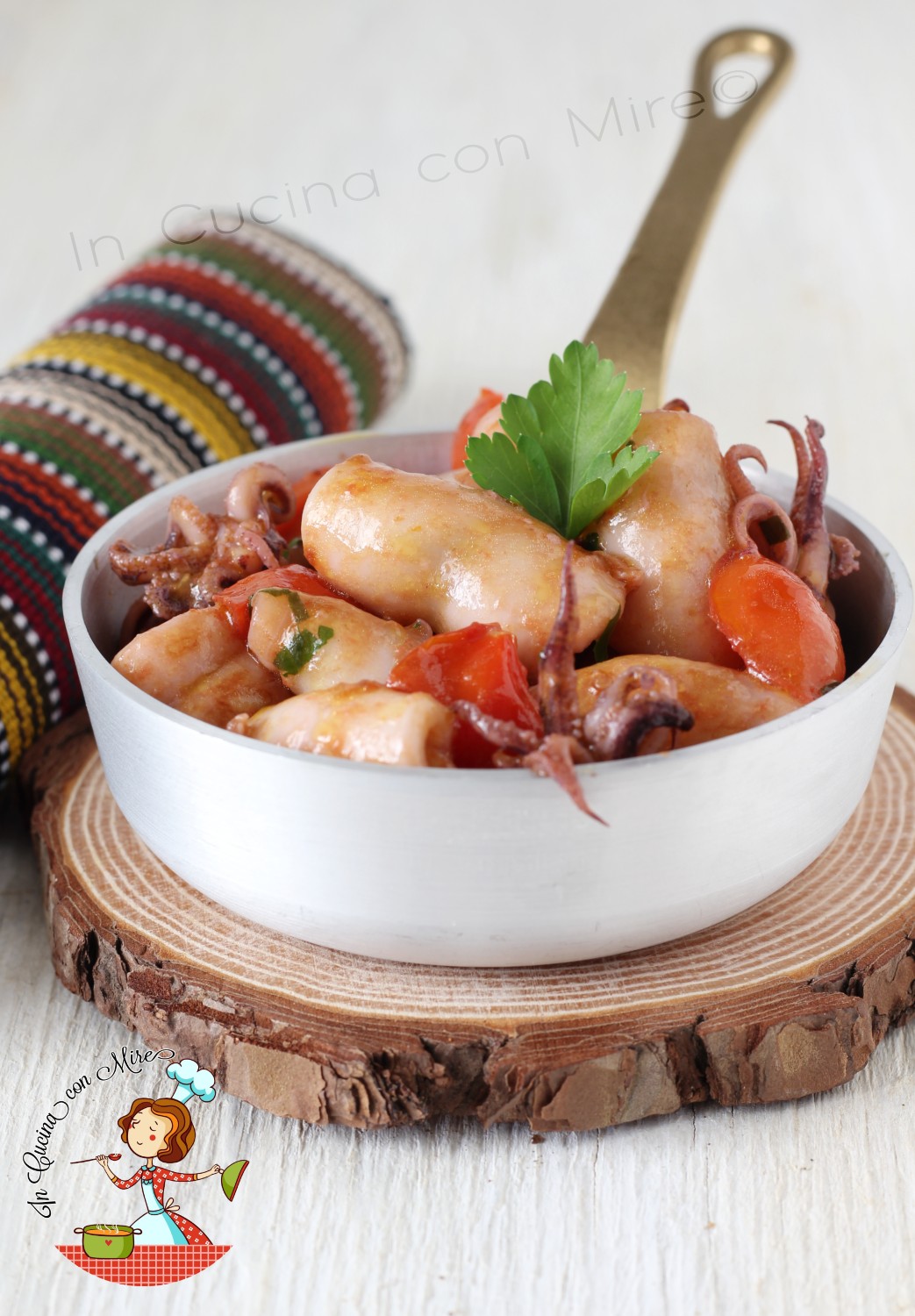 Calamaretti con pomodorini - In cucina con Mire