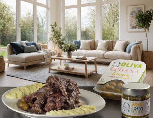 Coniglio Ubriaco con Patè di Olive Verdi in Olio Evo Frantoio Oscar