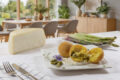 Arancini di Riso con Ripieno di Asparagi e Pinoli su Crema di Formaggio di Capra - Prodotti della Rete Terre del Friuli Venezia Giulia