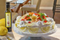 Torta Soffice al Limone con Condimento a Base di Olive e Limoni Frantoio Peltristo e Mousse allo Yogurt di Limone 
