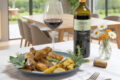 Faraona Arrosto con Patate e Riduzione al Vino da Servire con Chianti D.O.C.G. Bonomonte